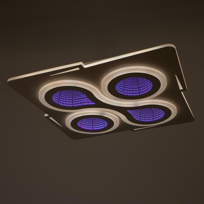 

Светильник с ПДУ 1581/4 LED 220Вт диммер белый d.50 см