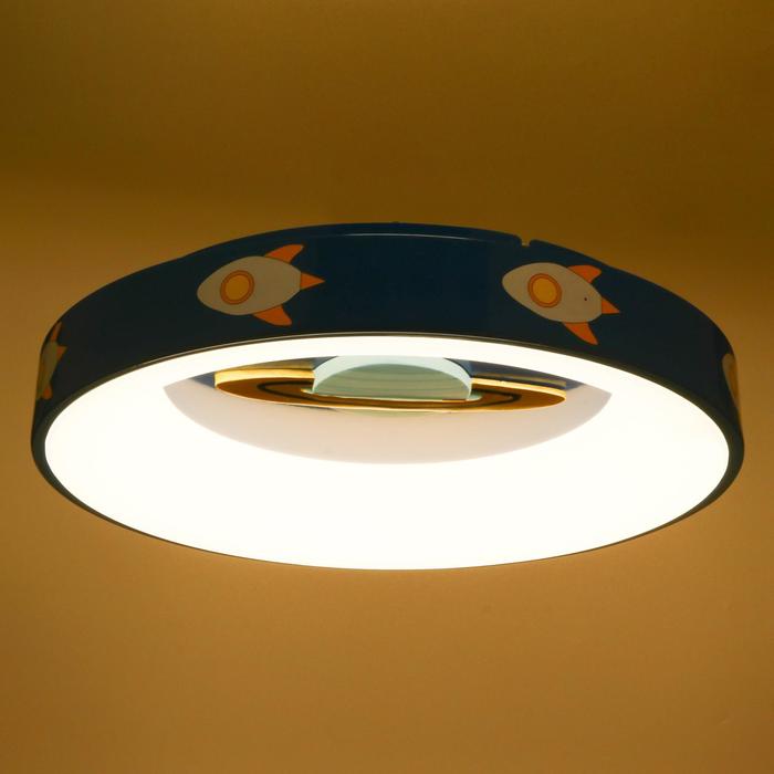 Светильник с ПДУ 1774/1 LED 62Вт 3000-6000К диммер 47х47х9,5 см 6260753