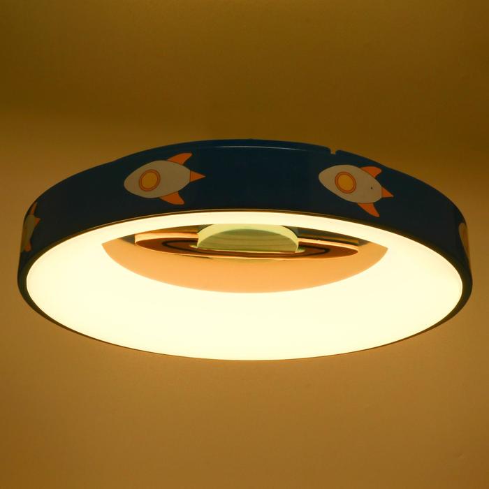 Светильник с ПДУ 1774/1 LED 62Вт 3000-6000К диммер 47х47х9,5 см 6260753