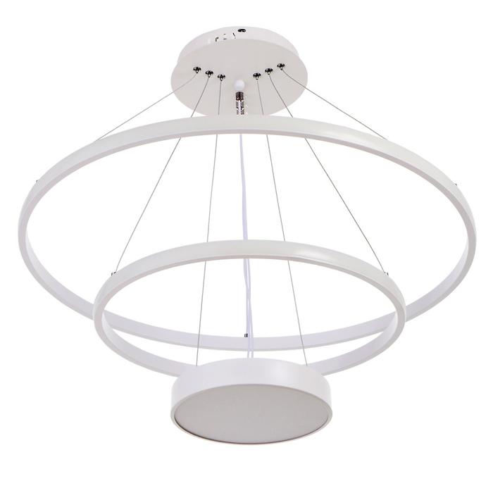 

Светильник 1704/3WT LED 126Вт 3000-6000K белый 60х60х3,5-103 см BayerLux