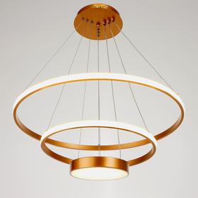 

Светильник 1704/3GD LED 126Вт 3000-6000K золото 60х60х3,5-103 см