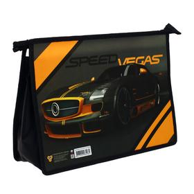 

Папка д/труда А4 молния сверху пластик ПТР-22 мал Speed Vegas 2020