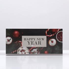 

Коробочка для макарун «Happy New Year», 12 х 5,5 х 5,5 см