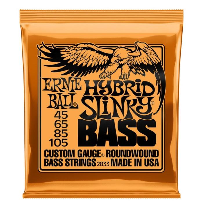 фото Струны для бас гитары ernie ball 2833 - nickel wound bass hybrid slinky (45 - 65 - 85 - 105) 66337