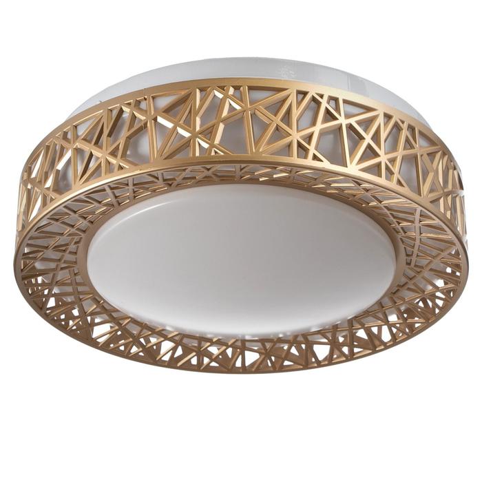 

Светильник 1730/1GD LED 12Вт золото 26х26х7,5 см