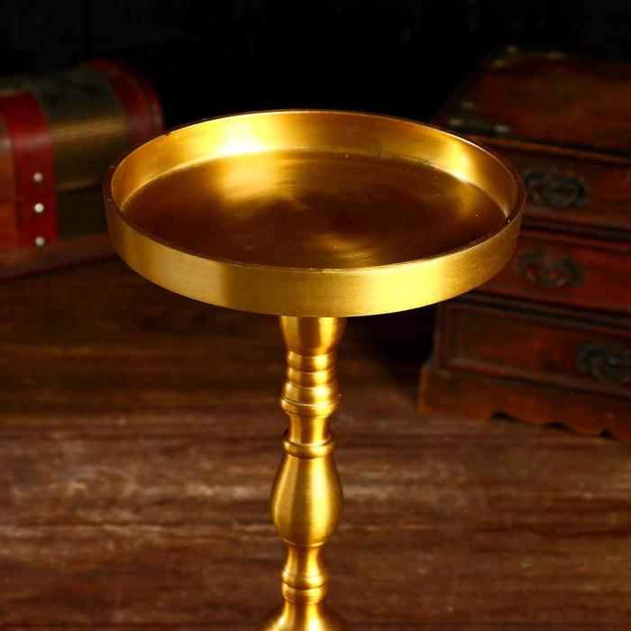 

Подсвечник "Вилфрид" алюминий 16х16х35 см