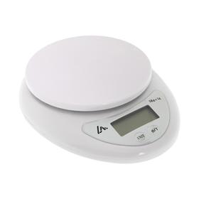 

УЦЕНКА Весы кухонные LuazON LVK-706, электронные, с чашей, до 5 кг, белые