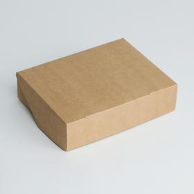 Упаковка для продуктов, крафтовая, 21 х 16 х 5,5 см Ош