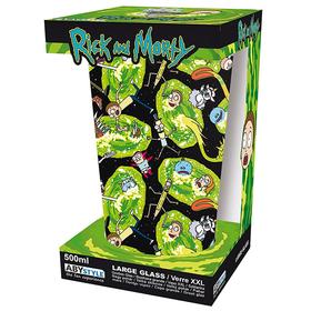 

Бокал стеклянный Rick Morty Portals, 400 мл