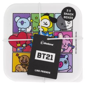 

Набор контейнеров для продуктов BT21, 3 предмета