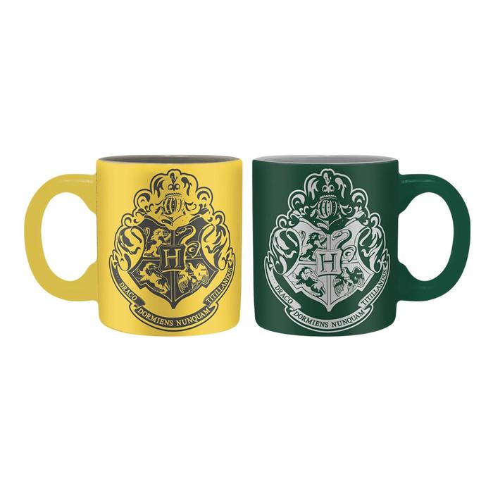 фото Набор кружек harry potter slytherin and hufflepuff 2 шт. x 110 мл abystyle