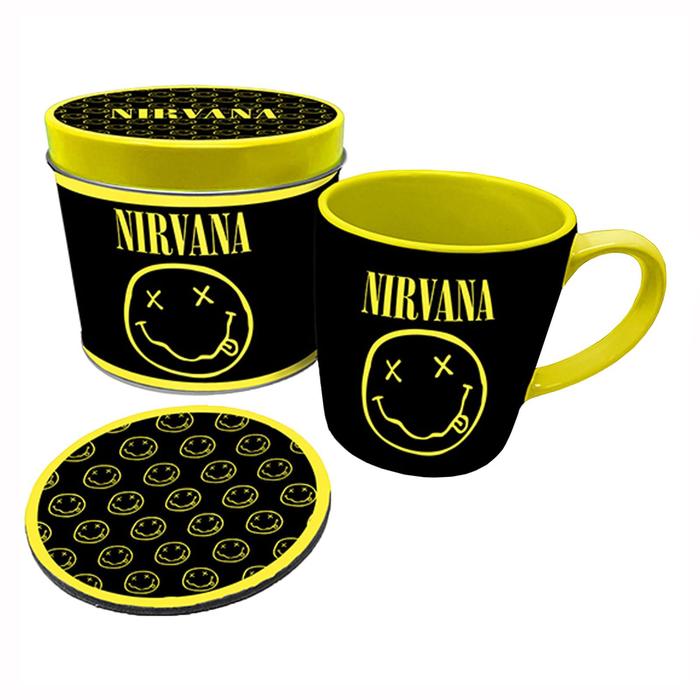Набор подарочный, кружка, подставка, банка Nirvana (Smiley)