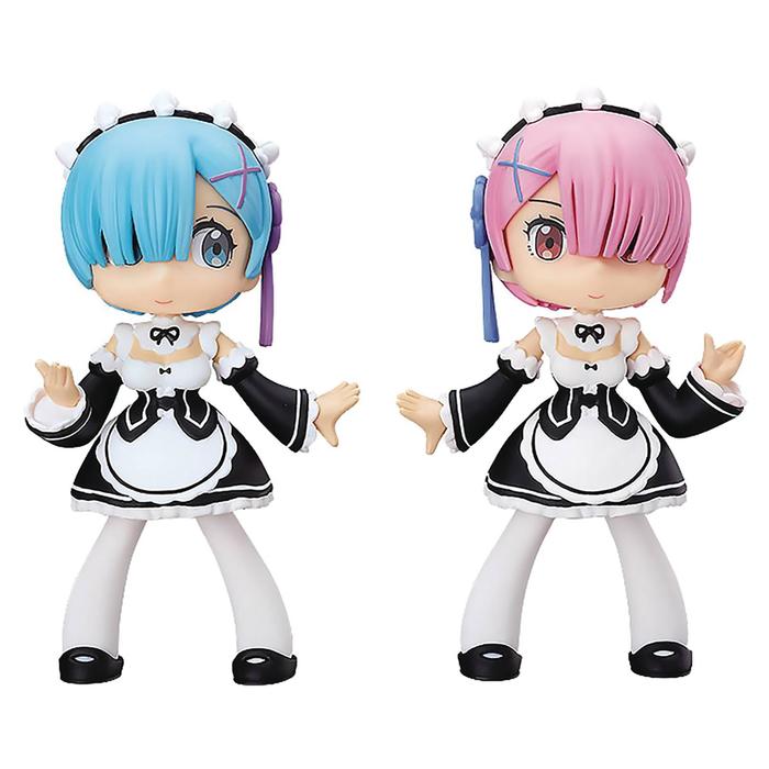 Набор фигурок Fine Clover: Re:Zero Yurumari Rem & Ram, 2 предмета