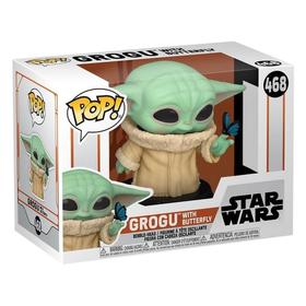 

Фигурка Funko POP! Bobble Star Wars Mandalorian Grogu with Butterfly