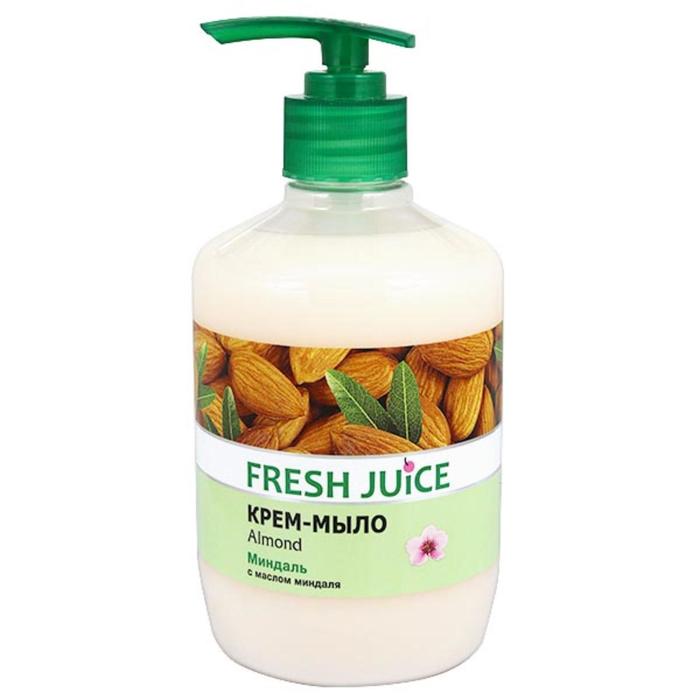 Жидкое крем-мыло Fresh Juice с увлажняющим молочком «Миндаль», 460 мл