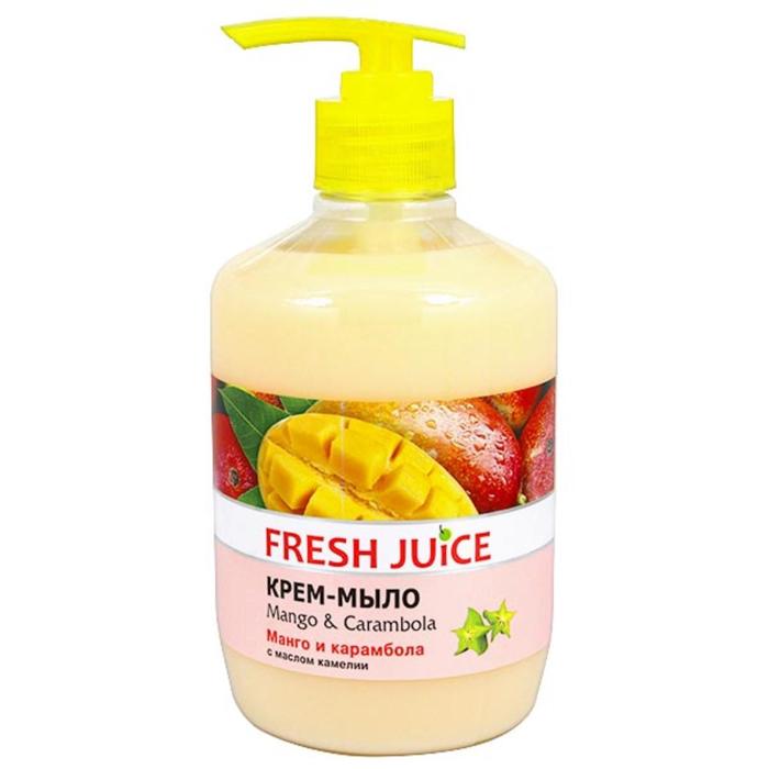 Жидкое крем-мыло Fresh Juice «Манго и карамбола», 460 мл