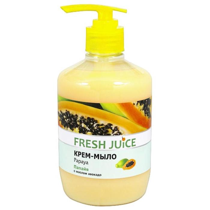 Жидкое крем-мыло Fresh Juice с увлажняющим молочком «Папайя», 460 мл