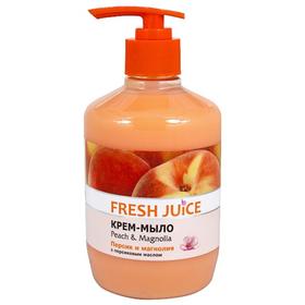 

Жидкое крем-мыло Fresh Juice с глицерином «Персик и магнолия», 460 мл