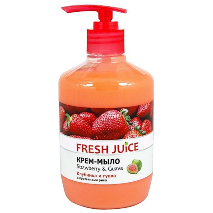 фото Жидкое крем-мыло fresh juice «клубника и гуава», 460 мл