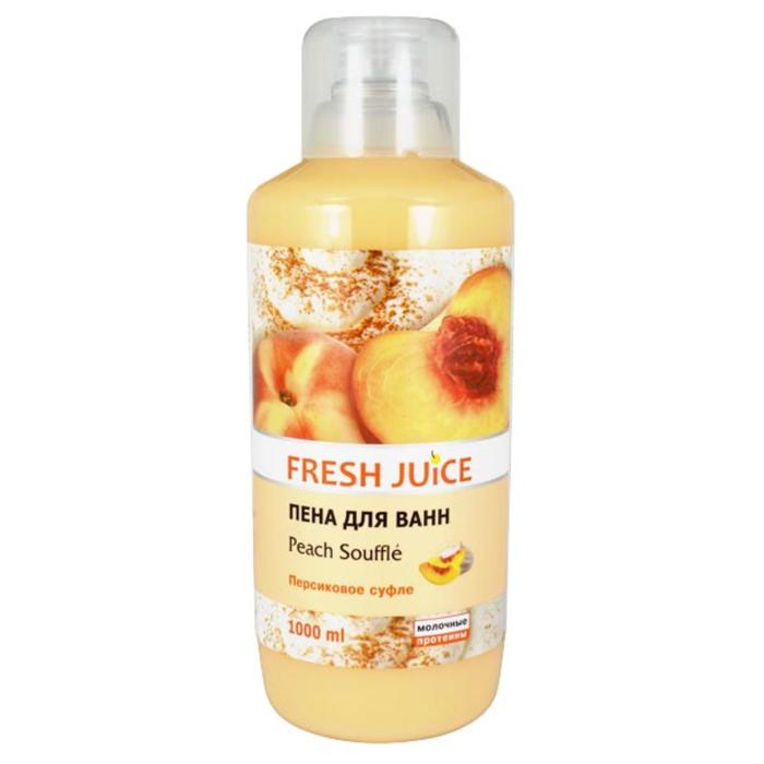 Пена для ванн Fresh Juice «Персиковое суфле», 1 л
