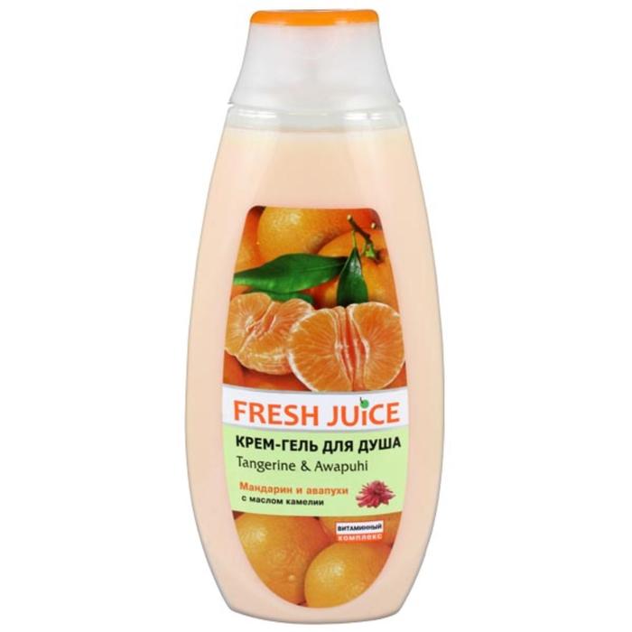 Крем-гель для душа Fresh Juice «Мандарин и авапухи», 400 мл