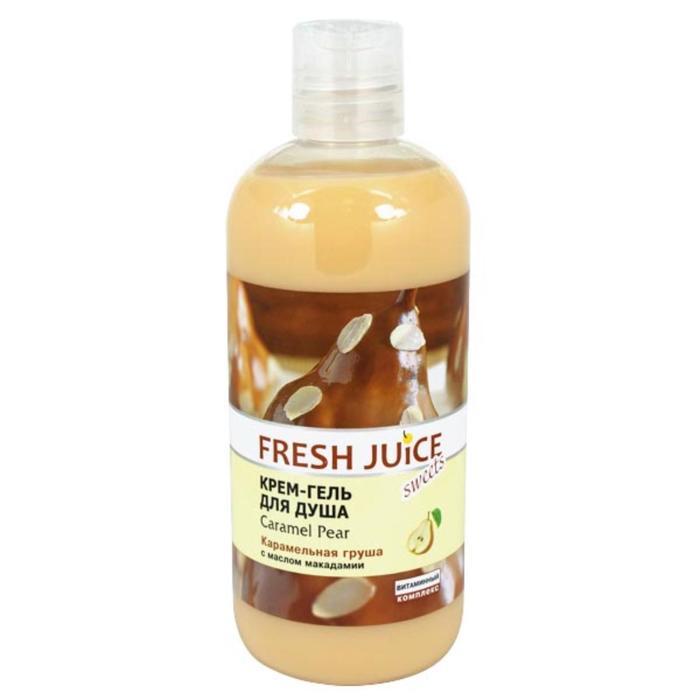 Крем-гель для душа Fresh Juice «Карамельная груша», 500 мл