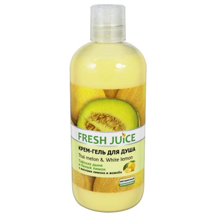 Крем-гель для душа Fresh Juice «Дыня и лимон», 500 мл