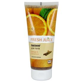 Пилинг для тела Fresh Juice «Апельсин и корица», 200 мл