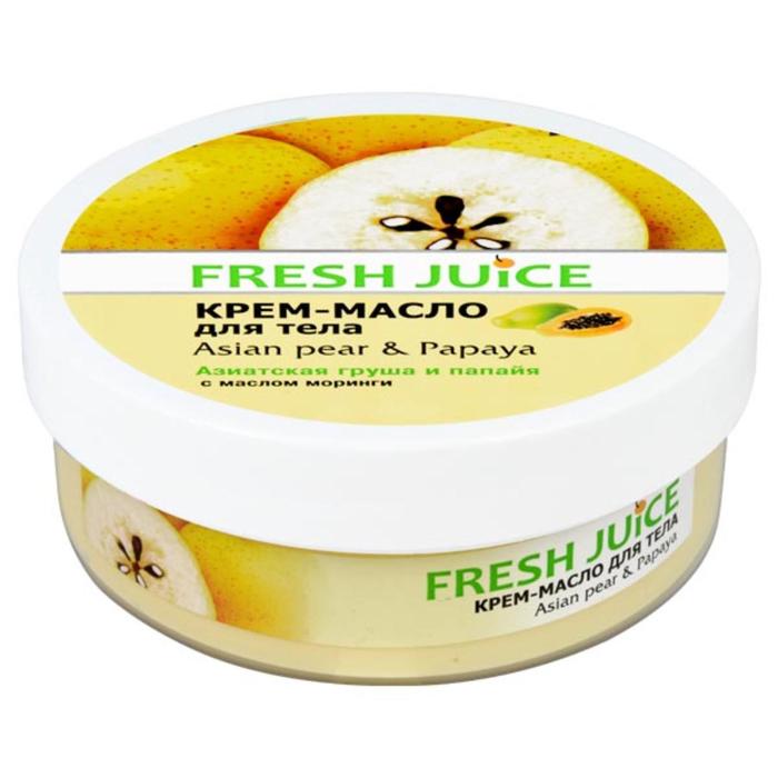 фото Крем-масло для тела fresh juice «азиатская груша и папайя», 225 мл