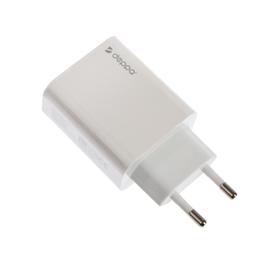 

Сетевое зарядное устройство Deppa, Type-C, 3 А, Power Delivery, 20 Вт, белое