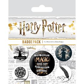 

Набор значков Harry Potter (Symbols), 5 предметов