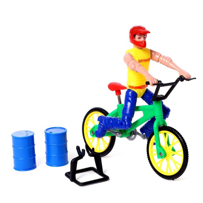 фото Пальчиковый велосипед с фигуркой, микс woow toys