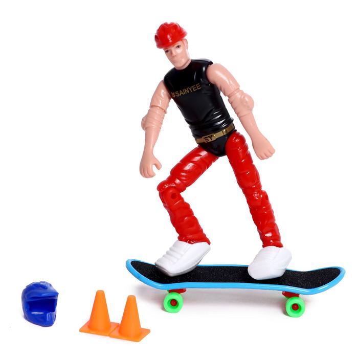 фото Пальчиковый скейтборд с фигуркой, микс woow toys
