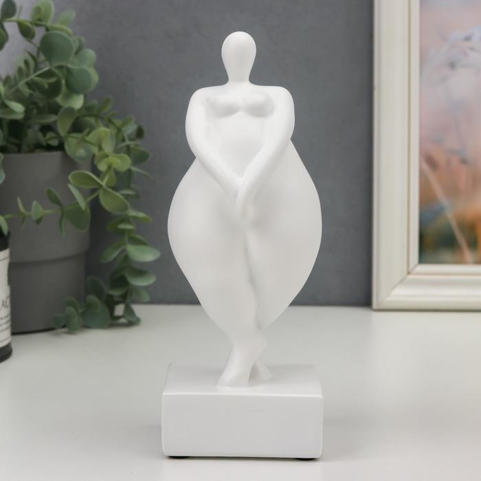 

Сувенир полистоун "Шикарная пышечка - стеснение" белая 19,5х6,5х8 см