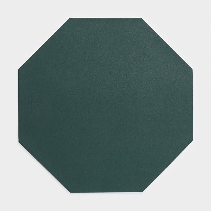 

Салфетка сервировочная на стол «Тэм», 38×38 см, цвет зелёный