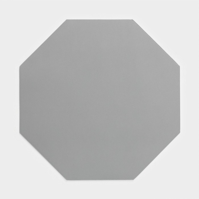

Салфетка сервировочная на стол «Тэм», 38×38 см, цвет серый