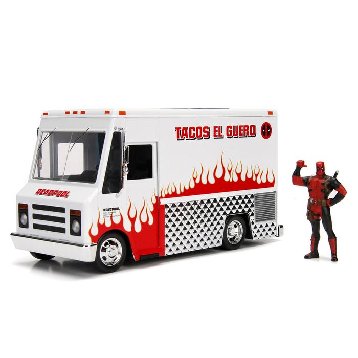 Машинка с Фигуркой Deadpool Taco Truck Дэдпул