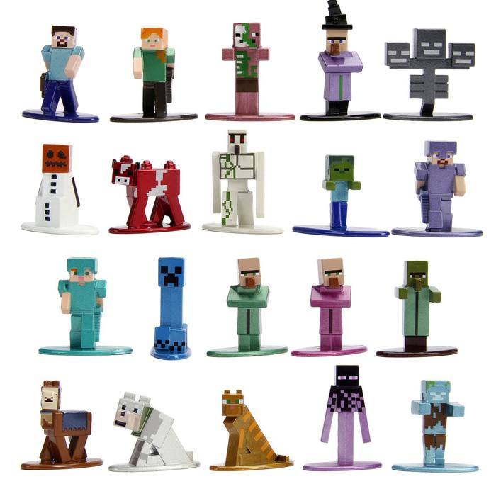 фото Набор фигурок minecraft 20 предметов jada toys