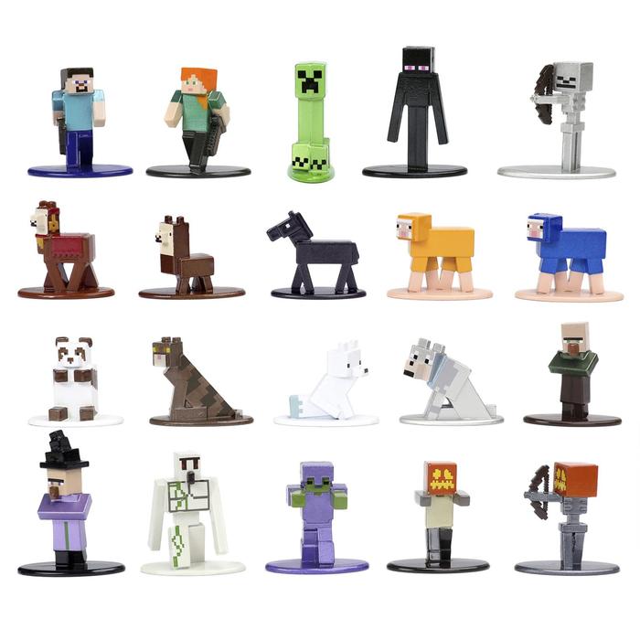 фото Набор фигурок minecraft 20 предметов jada toys