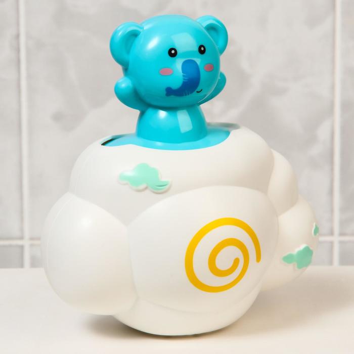 Игрушка для ванны «Слоник на облачке», с брызгалкой игрушка для купания sima land 7029089 слоник на облачке с брызгалкой