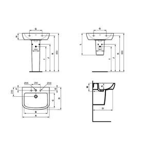

Пьедистал Ideal Standard TEMPO T422901, цвет белый