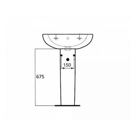 

Пьедистал Ideal Standard TESI T033501, цвет белый