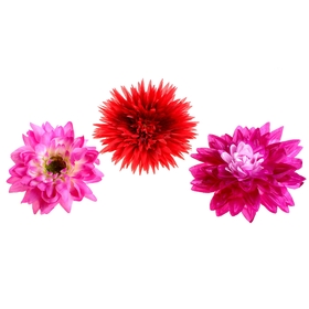 Цветы искусственные набор для рукоделия, 20-30шт МИКС Ассорти