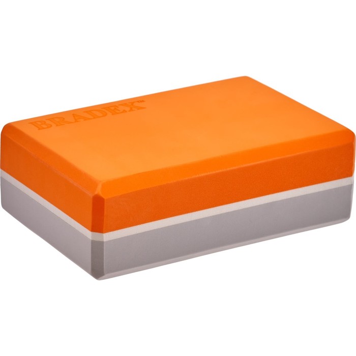

Блок для йоги Bradex SF 0731, 23 х 15 х 7,5 см, 130 гр., цвет оранжевый
