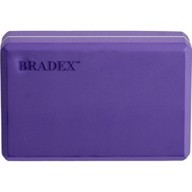 

Блок для йоги Bradex, 23 х 15 х 7,5 см, 130 гр., цвет фиолетовый