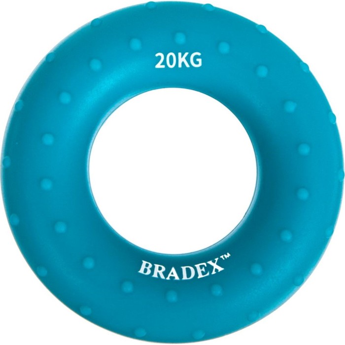 Кистевой эспандер Bradex, 20 кг, круглый массажный, синий