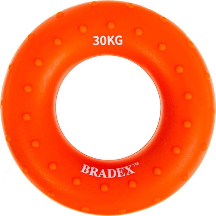 фото Кистевой эспандер bradex, 30 кг, круглый массажный, оранжевый