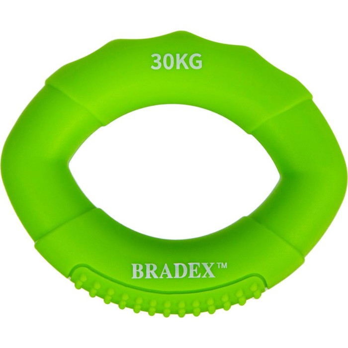 фото Кистевой эспандер bradex, 30 кг, овальной формы, зеленый