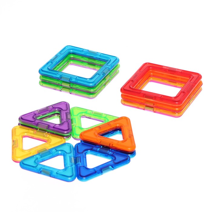 фото Конструктор магнитный «цветные магниты», 14 деталей play smart