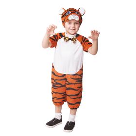 

Карнавальный костюм «Тигрёнок Тимка», комбинезон, шапка, р. 26, рост 104 см